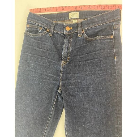 J. Crew Lookout High Rise Skinny Jeans Blue Denim High Waisted Tall - Size 29 T - Picture 2 of 10